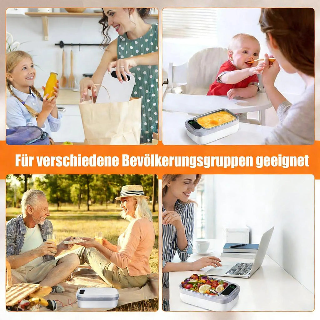 Elektrische Lunchbox mit Akku - Heatbox