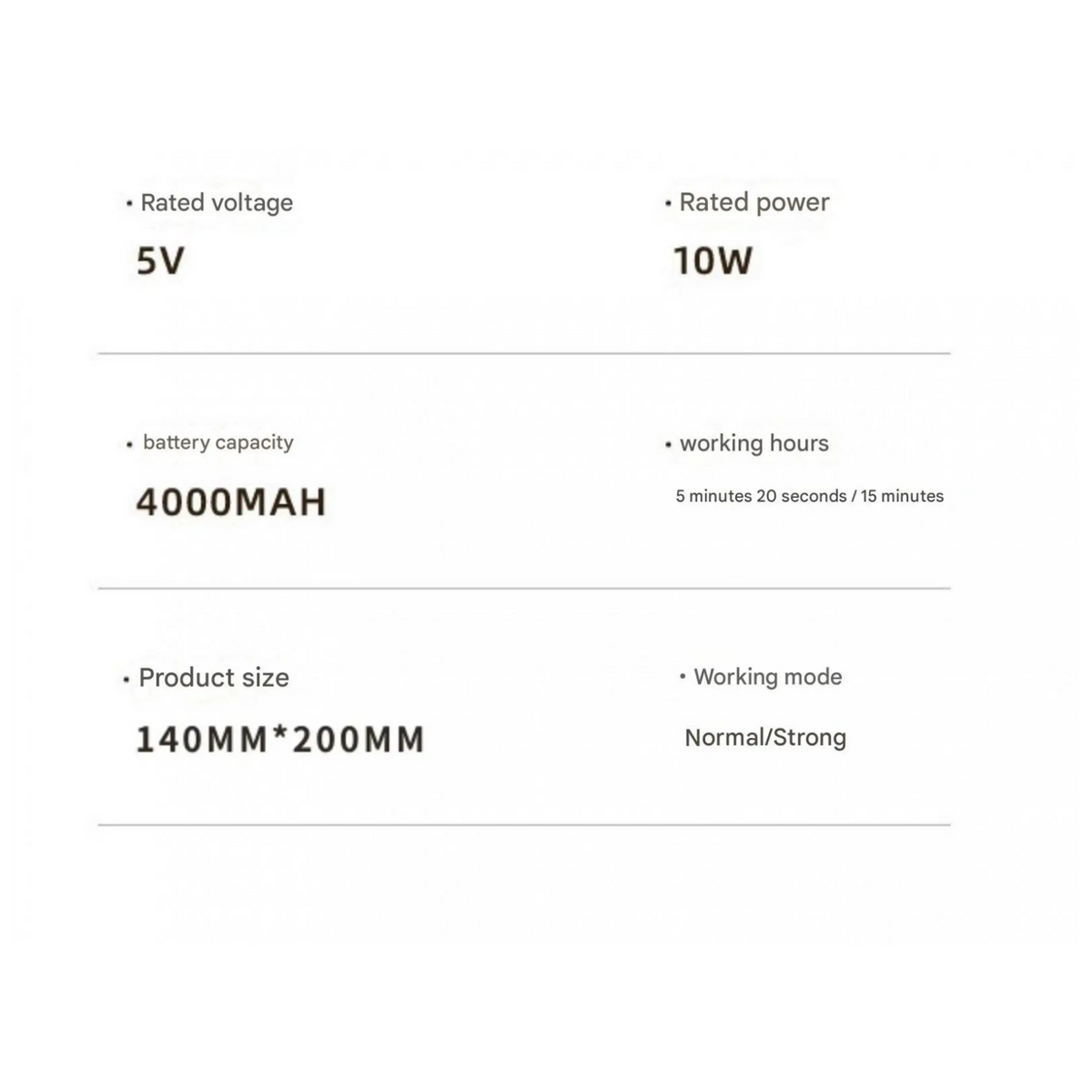 DECOME Mini Akku 4000mAh 10W Portabel Mini-Waschmaschine